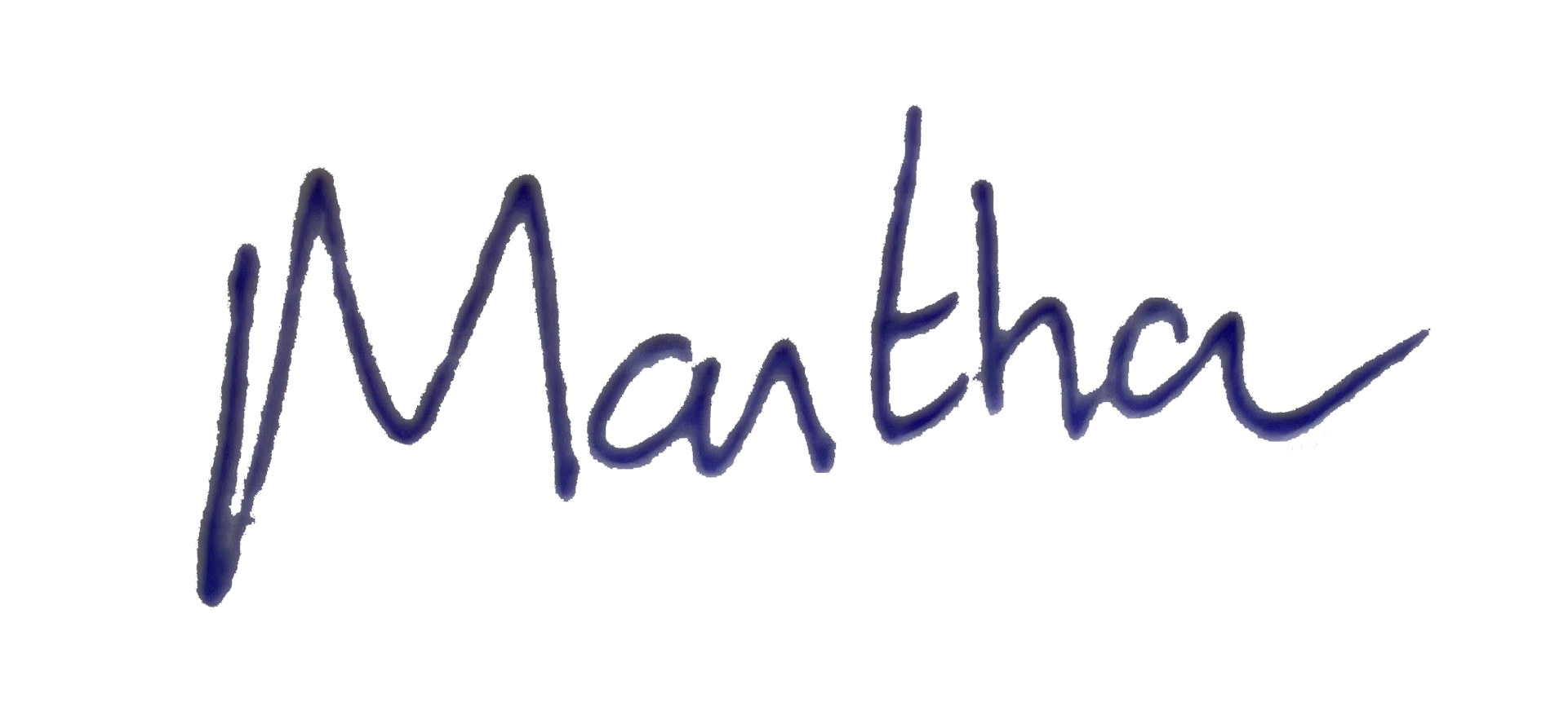 Martha's Signature